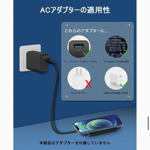 NANAMI ワイヤレス充電器 Qi急速 置くだけ充電器 15W出力 iPhone全qi機種対応 USB-Cポートの画像5