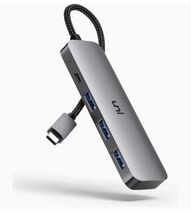 ☆USB Cハブ uni 4-in-1 USB Cアダプター 3つのUSB 3.0ポート付き 100W USB-C PD充電ポート Thunderbolt 3 USB Type C - USB 3.0_画像1