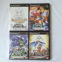 [PS2] .hack// Vol.1～4セット　(ドットハック Vol.1 感染拡大、Vol.2 悪性変異、Vol.3 侵食汚染、Vol.4 絶対包囲)_画像1