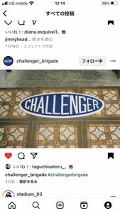 23AW新品 Challenger チャレンジャー OVAL LOGO MAT マット 長瀬智也