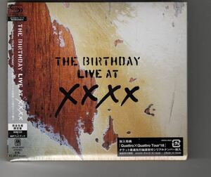 新品完全生産限定盤アルバム！The Birthday [LIVE AT XXXX] バースデイ チバユウスケ