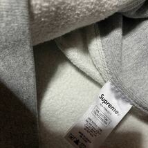 Supreme Box Logo Hooded Sweatshirt パーカー　GREY スウェット　ボックスロゴ　赤　RED Arc Motion モーション　アーチロゴ　L_画像6