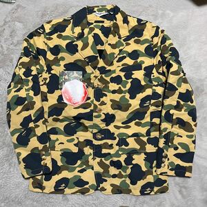 A BATHING APE BAPE KAWS 1st CAMO 迷彩　テーラードジャケット　JACKET WIND STOPPER ナイロンジャケット　M BABY MILO SHARK 