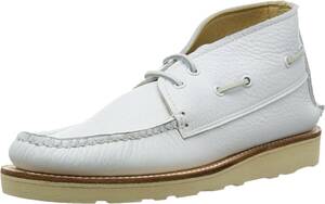  [ニューイングランドアウターウェアー] ブーツ 2-eye Chukka メンズ White US 6H(24.5cm) ※3点まで同梱可能　J565