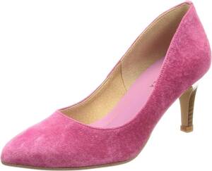 [ Esperanza ] pumps 011-0021-0713 lady's pink suede 24 cm *3 point till including in a package possibility I592