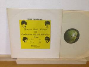 ビートルズ UK盤 ファンクラブ 非売品 LP FROM THEN TO YOU THE BEATLES CHRISTMAS ALBUM 1970 original UK press for fan club LYN.2153/4
