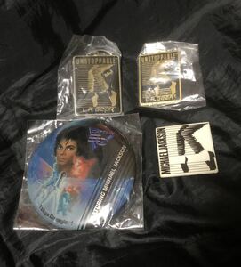 マイケル・ジャクソン　ピンバッジ・キーホルダーセット　Michael Jackson LA Gear Captain EO