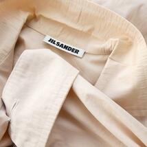 良品 JIL SANDER ジルサンダー サイズ34 テーラードジャケット シャツジャケット ストレッチあり シングル 3B ピンク_画像10