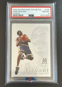 超貴重品 1998-99 SkyBox Molten Metal Fusion Kobe Bryant Lakers Titanium 250枚限定 Parallel #33F Basketball NBA PSA8 高評価 鑑定済