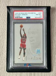 1998-99 SkyBox Molten Metal Fusion Michael Jordan Bulls Titanium 250枚限定 Parallel #41F Basketball NBA PSA8.5 高評価 鑑定済