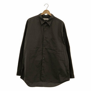 Graphpaper / グラフペーパー | 2021SS | Broad Oversized L/S Regular Collar Shirt ブロード オーバーサイズシャツ | F | グレー