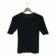 theory / セオリー | Super Piuma Crew Neck Rib Knit リブニット | S | ブラック | レディース_画像4