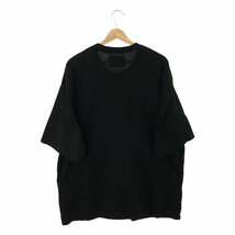 Maison Special / メゾンスペシャル | Italian Dead Stock Fabric Tシャツ | 1 | ブラック | メンズ_画像4