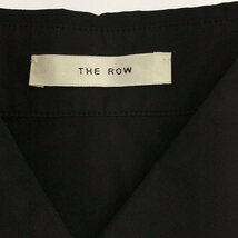 【美品】 THE ROW / ザロウ | 2023SS | BEC SHIRT コットン シャツ | XS | ブラック | レディース_画像5