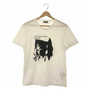 Dior homme / ディオールオム | 06AW エディ期 I will always twinkle in the sky プリント Tシャツ | M | ホワイト | メンズ