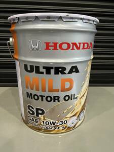 【20L】HONDA純正 ULTRA MILD 20L×1缶 10w30 API/SP GF-6 ホンダ ウルトラ マイルド ネクスト グリーン LTD LEO⑦