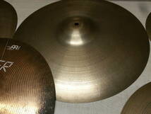 ドラム シンバル 5点セット 大中小 ZILDJIAN C2? ジルジャン 直径56cm ケース付_画像5