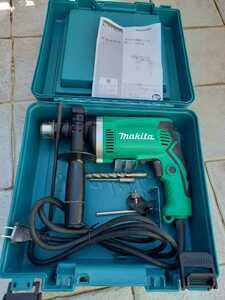 マキタ makita M816 振動ドリル グリップ 振動切替 左右回転切替レバー　ケース　刃2本付　動作確認ＯＫ 