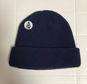 送料無料 Volcom ボルコム Stone Beanie ストーン ビーニー ニットキャップ キャップ 帽子 紺色 ネイビー