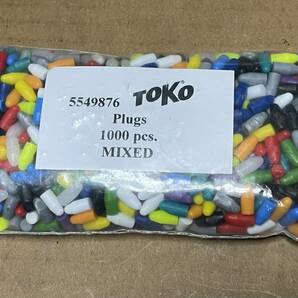 TOKO　穴埋め用P栓　mixed colours　1000粒　【auction by polvere_di_neve】conquest snoli holmenkol