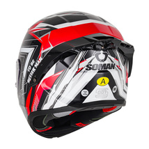 新入荷 フルフェイスヘルメット バイクヘルメット システムヘルメット オートバイ ヘルメット SOMAN DOT認証 男女兼用 D -サイズ:L_画像5