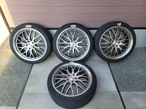 タイヤホイールセット ロクサーニ マルチフォルケッタ 225/40R19 トヨタ VOXY 4本セット