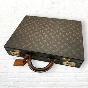 LOUIS VUITTON ルイヴィトン クラッシャー プレジデント モノグラム アタッシュケース トランク LVメンズ ヴィンテージ バッグ