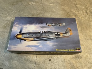 未組立●Hasegawa/ハセガワ Messerschmitt Bf109F-2 メッサーシュミット No.J10:1600 ドイツ空軍戦闘機 当時物 プラモデル コレクション●