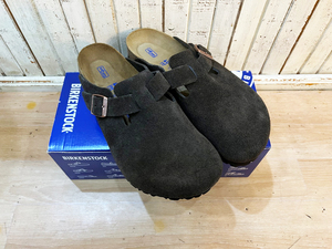 未使用品 BIRKENSTOCK/ビルケンシュトック Boston VL SFB ボストン スウェード Mocha/モカ メンズ26cm 2010091001013 サンダル