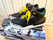 NIKE/ナイキ AIRJORDAN3 RETRO SE Animal Instinct エアジョーダン 3 レトロ CV3583-003 28.5cm スニーカー ハイカット アニマル ラスタ_画像4