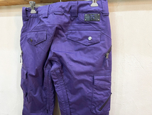 44★BURTON/バートン DRYRIDE LUCKY PANT スノーボードウエアパンツ スキースノーパンツ 雪山 10325 パープル Mサイズ ★_画像7