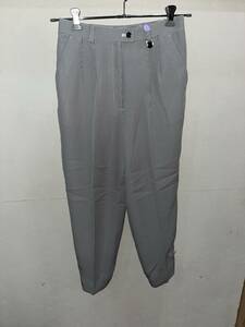 MUNSINGWEAR / マンシングウェア GRANDSLAM スラックス パンツ ストライプ テーパード SIZE13 ポリエステル レディース USED