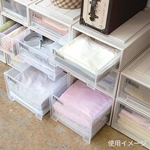 天馬 衣装ケース フィッツケース 押入れ用 スリム カプチーノ 幅39×奥行74×高さ18cm_画像9