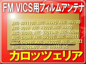 パイオニア純正FM VICS用フィルム■CXC8004 「carfilv003」 AVIC-H9900　AVIC-VH099　AVIC-VH099G　AVIC-VH099MD　AVIC-VH099MDG