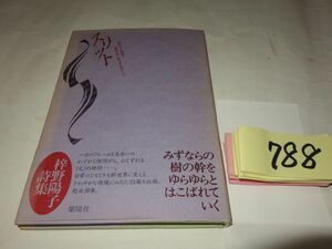 ７８８梓野陽子詩集『スリット』初版帯