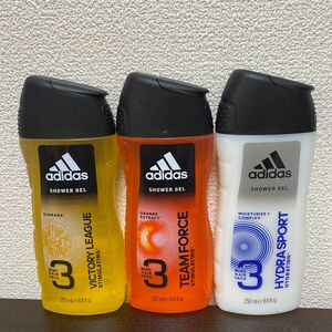 アディダス シャワージェル　250ml ボディソープ 3本セット