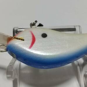 ９ 秘密のクランク ソニーB Sonny-B ボディ 5.5ｃｍ フラットシャッド FLAT SHAD WOOD ウッド フラットサイドクランク BOX保管未使用品の画像2