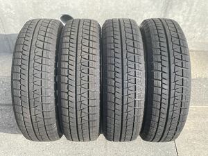 一部イボ付 中古 BRIDGESTONE ブリジストン ICEPARTNER 2 アイスパートナー 2 スタッドレス 20年製 155/65R13 4本 軽自動車用 冬タイヤ