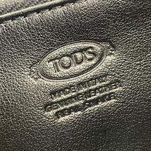 TOD‘S トッズ ダブルＴ 長財布 パイソン レザー ホワイト ブラック_画像10