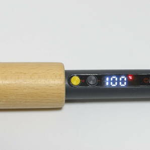 温度設定機能付き電気クリーサー(捻)セット 革細工 レザークラフト 電気ネン コテ ネジ捻 コバ 仕上げの画像3