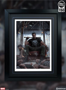 Punisher(パニッシャー) on Throne Art Print by Sideshow Collectibles サイドショー マーベル