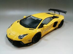 ●京商 1/18 ランボルギーニ アヴェンタドール クーペ LB パフォーマンス イエロー KSR18502Y