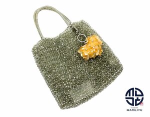 ANTEPRIMA Anteprima silver group flower charm flower charm attaching wire handbag bag bag 