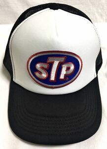 STP パッチトラッカーキャップ　ホワイト×ブラック　新品　埋め込み加工　アメカジ　スナップバック