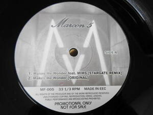 L#4002◆LP◆ マルーン5 Makes Me Wonder / Little Of Your Time MAROON 5 非売品 