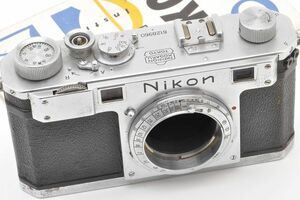 Nikon S ニコン Ｓ 元箱 取扱説明書 日本光学 東京 NIPPON KOGAKU TOKYO 日本製 JAPAN レンジファインダー