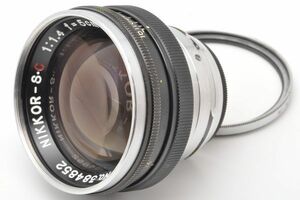 NIKKOR-S・C 5cm F1.4 Nikon ニッコール Ｓ・Ｃ ニコン S 用 ブラック 日本光学 Nippon Kogaku 日本製 NIKKOR S C 5/1.4 50 14 Ｓ 2 ２