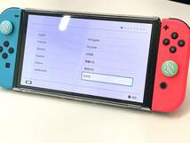 Nintendo Switch 有機ELモデル 本体 一式 本体ケース クリア保護ケース シリコンカバー スティックキャップ セット_画像4