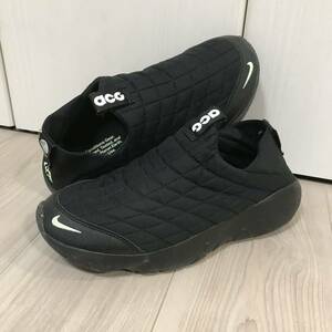 NIKE ACG MOC 3.5 ナイキ モック スリッポン スリッパ ブーツ ブーティ ブラック ホワイト キルト キルティング キャンプ アウトドア 靴