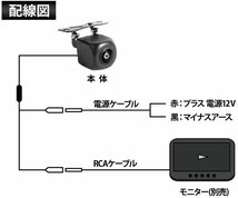 1円スタート！送料無料！車載バックカメラ 夜でも見える 100万画素 リアカメラ 魚眼レンズ 防塵防水 超小型 取付簡単 角度調整可能_画像3